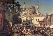 Germain-Fabius Brest View of Constantinople France oil painting artist